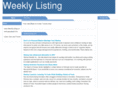 weeklylisting.com