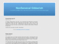 nonsensicalgibberish.com