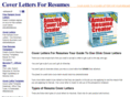 coverlettersforresume.com