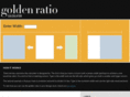 goldenratiocalculator.com