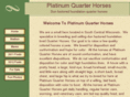 platinumquarterhorses.com