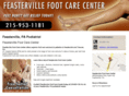 feastervillefootcare.com