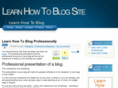 learnhowtoblogsite.com