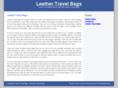 leathertravelbags.org