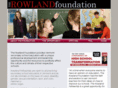 therowlandfoundation.org