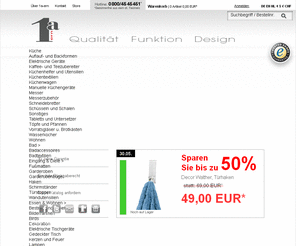 1a-mailorder.com: 1a-ern - Qualität Funktion Design
Ihr Online Versand mit einer großen Auswahl an exklusiven Produkten in perfekter Funktionalität und edlem Design. Geprüfte Qualität bei 1a-Ern Versand, handmixer, eismaschine, samsonite, pilotenkoffer, reisenthel, milchaufschäumer, bogner, wandgarderobe,