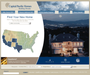 capitalpacifichomes.com: Capital Pacific Homes
 New Home Builder - Capital Pacific Homes builds new homes in Arizona, California, Colorado, and Texas.  Our website offers new home floor and site plans, features and pricing information.