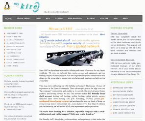 virtualshellhosting.com: KIRE Linux Hosting : shell accounts, irc eggdrop bots, virtual private servers, ircd hosting, psybnc hosting, and much more.
KIRE, the leading linux hosting provider since 1997. We specialize in UNIX shell accounts, eggdrop bots, ircd hosting, web hosting, mysql, php, vps servers, irchosts, vhosts, spam-free email, and much more.