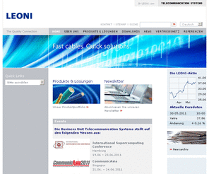 flexline.info: Home: LEONI Telecommunication Systems
LEONI AG