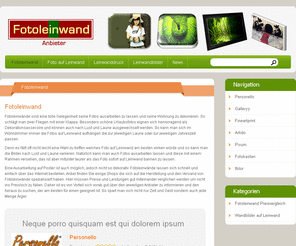 fotoleinwand-anbieter.de: Fotoleinwand | Fotoleinwand
