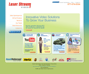 icatchervideos.com: Website Video Spokesperson : Virtual Salesperson : Internet Video Production : Talking Characters : Web Video Production Services : LaserStreamVideo.com
LaserStreamVideo.com is Your #1 Source for Internet Video Production, Video Spokesperson, & Virtual Salespersons. Increase Your Conversions Today!