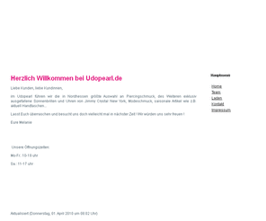 udopearl.net: udopearl - elegance of wearing
Joomla! - dynamische Portal-Engine und Content-Management-System