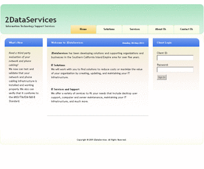 2dataservices.net: 2DataServices
Information Technology Support Services