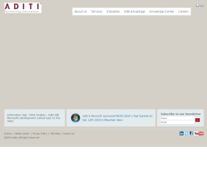 aditi.com: Aditi Technologies - Partnering Innovation
Aditi Technologies provides Microsoft software & applications development, strengthened by innovative IP solutions.  Our quality services, products and applications enable global enterprises and software product companies meet tomorrows challenges.