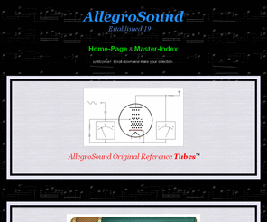 allegropcservices.com: AllegroSound * Home-Page * Master-Index *
audio sales service rentals tubes allegrosound