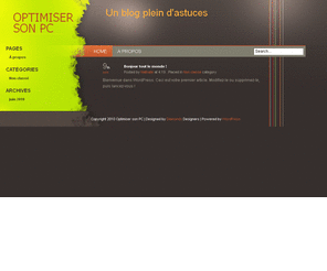 blog-pc-optimiser.com: Optimiser son PC
Découvrez avec le blog PC optimiser comment avoir un ordinateur plus rapide en luttant contre la lenteur Windows