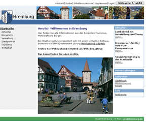 bremburg.com: Weblication® CityWeb - Content Management, eGovernment by Scholl Communications
