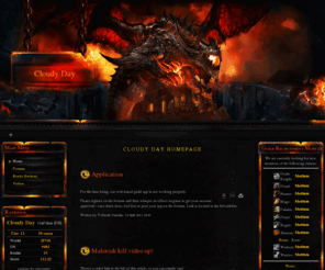 cloudyday.net: Cloudy Day Homepage
Home of Cloudy Day, a guild on Gul'dan US