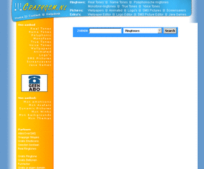 crazygsm.nl: Crazygsm.nl - Alles voor je gsm, Ringtones, games en nog veel meer!!!
Crazygsm biedt jou duizenden ringtones, vette games en de nieuwste kleuren wallpapers.