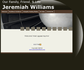 jeremiahandwyvonne.com: Jeremiah and Wyvonne Williams
Family Website for Jeremiah and Wyvonne Williams.