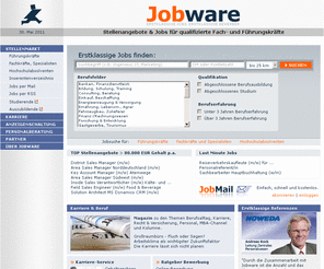 jobware.biz: Stellenangebote & Jobs - Jobsuche im Stellenmarkt Jobware - Karriere & Job
Aktuelle Stellenangebote und interessante Jobs bei erstklassigen Unternehmen. Jetzt online finden und direkt bewerben! Neben den Stellenanzeigen und der Jobsuche im Stellenmarkt bieten wir Ihnen einen Ratgeber zu den Themen Bewerbung, Lebenslauf und Karriere mit Gehaltsrechner.