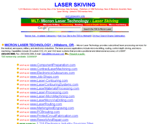 laser-skiving.com: Laser Skiving - www.LaserSkiving.com
Laser Skiving from the Technology Data Exchange - Linked to TDE member firms.