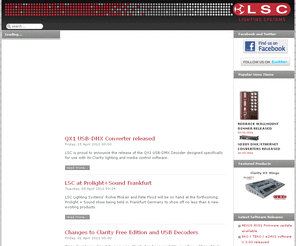 lsclighting.com: LSC Lighting Systems | Welcome to LSC Lighting Systems
LSC Lighting Systems Australia is an Australian based lighting control system manufacturer of control consoles and desks, dimmers and data distribution products. You will find details of all our products on this site.