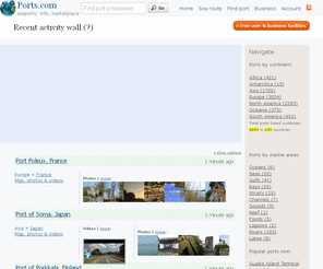 portsnews.com: World seaports catalogue, marine and seaports marketplace
World sea ports database, sea transportation, marine and ports market place, sea distances and routes.
