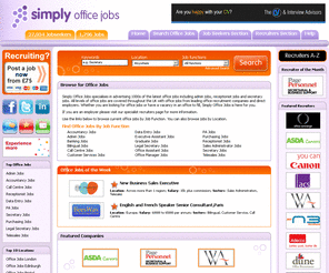 simplyofficejobs.co.uk: Office Jobs, Admin Jobs, Receptionist Jobs, Secretary Jobs, Office Jobs UK, Part Time Office Jobs | Simply Office Jobs
Office Jobs - Search Office Jobs including Admin Jobs, Receptionist Jobs and Secretary Jobs from leading Office Recruiters and companies.