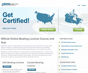 boater-exams.com: Boater Exam.com | Official Online Boating License Course and Boat Test
Boater Exam.com a leading provider of online boater education and boat certification in the USA and Canada to get your official boating license online.