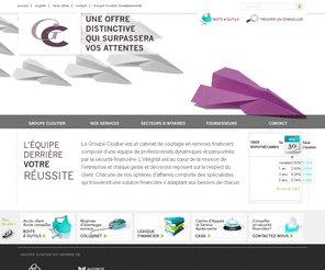 groupecloutier.com: Assurances Vie - Placements - Hypothèques || Groupe Cloutier  - Accueil
Cabinet de courtage en services financiers qui offre des assurances, placements, investissement, hypothèques, 
    fonds mutuels, fonds distincts, assurances collective