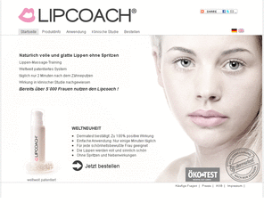 lipcoach.org: Lipcoach - das neue Trainingssystem für volle und glatte Lippen
Lipcoach - weltweit einzigartige Behandlungsmethode die Oberlippenfältchen reduziert und Volumen der Lippen aufbaut.