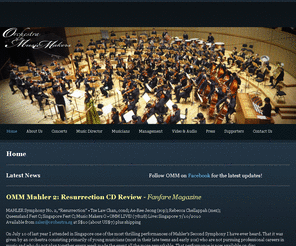 orchestra.sg: Orchestra of the Music Makers - Official Website - Home
Official website of the Orchestra of the Music Makers, Singapore