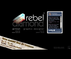 rebeldiamond.co.uk: Rebel Diamond - Graphic Design
Rebel Diamond provides bespoke graphic design services to bands, artists, businesses, individuals and companies.