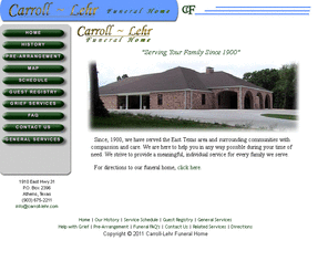 carroll-lehr.com: Carroll - Lehr Funeral Home
Carroll-Lehr Funeral Home.  Serving your family since 1900.