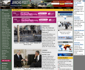 jerichofm.com: Jericho Post
Jericho Post from the most comprehensive global news network on the internet. International News and analysis on current events, refugees, terrorism and more. Searchable news in 44 languages from WorldNews Network and Archive