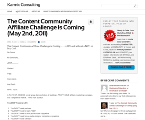 karmicconsulting.net: Karmic Consulting | An Enlightening Oasis for the Entrepreneurial Spirit
An Enlightening Oasis for the Entrepreneurial Spirit