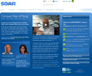 afraid-fly.com: Fear of Flying - SOAR Course - Free Online Videos for Fear of Flying
Fear of Flying Courses since 1982. Afraid of an airline accident? The main anxiety of fear of flying could be a crash, but for many, aerophobia is not about physical safety. It is about being safe emotionally when flying. It is fear of claustrophobia, anxiety or panic. Before finding SOAR Courses for fear of flying, a phobic flier may try everything, hypnosis, medication such as Xanax or Ativan, therapy or other courses to overcome fear of flying.