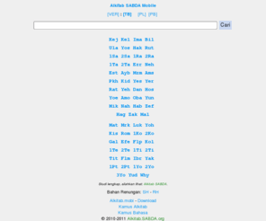 alkitab.mobi: Alkitab SABDA Mobile (TB)
Alkitab SABDA™ Mobile -- Alkitab Online untuk Perangkat Mobile