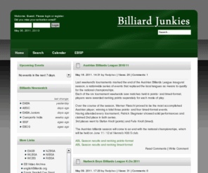 billiard-junkies.org: Billiard Junkies
Billiard Junkies