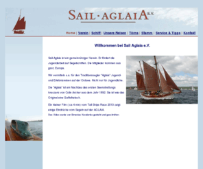 lastminutesegeln.com: sail aglaia e.V. Jugend- und Erlebnisreisen, Gruppenreisen, Ausbildungstörns in der Ostsee
Segeln auf dem Colin Archer Aglaia. Jugend- und Erlebnisreisen, Erwachsenenreisen, Tagesfahrten auf der Ostsee und der dänischen Südsee für Einzelreisende und Gruppen. Ausbildungstörns werden angeboten.