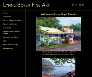 lynneboyer.com: Lynne Boyer Fine Art
Hawaii Art Original Oils and Reproductions by Lynne Boyer, Artist - Lynne Boyer Fine Art