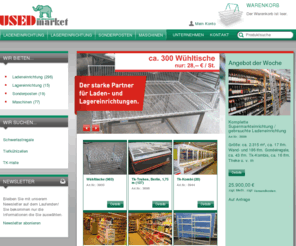 usedmarket-neu.com: USEDmarket | Der grüne Elefant
Verkauf gebrauchter Maschinen, Lager- und Ladeneinrichtungen, Restposten. Entkernen, Räumen und Rückbau zu fairen Komplettpreisen.Fachgerechtes Entsorgen unter strikter Einhaltung gesetzlicher Bestimmungen.