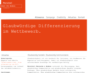 berlinbasics.com: Marschall Wernecke & Andere - Glaubwürdig handeln. Glaubwürdig kommunizieren.
Marschall Wernecke & Andere -- CSR-Beratung, Kommunikationsberatung, Strategie, Konzept, Umsetzung. Kampagnen, Kommunikation, Agenda Setting, CSR-Partnerschaften. Alles aus einer Hand.