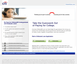 citiassist.com: Citi Student Loans - CitiAssist Loans - Landing
