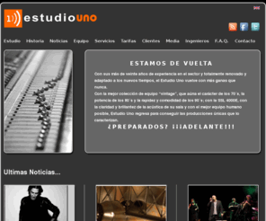 estudiouno.info: Noticias | estudiouno.info
La mejor colección de equipo vintage; Estudio Uno regresa para conseguir las producciones únicas.