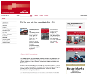 fahrerclub.org: Linde Material Handling GmbH: Gabelstapler, Lagertechnik, Elektrostapler, Dieselstapler, Palettenhubwagen, Kommissionierer, Intralogistik.
Kompetenz im Materialfluss, Beratung, Verkauf, Service. Der Name Linde MH steht für beste Qualität. Ob Leasing, Miete oder Mietkauf - von Anfang an stimmt das Verhältnis von Preis und Leistung.