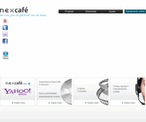 nexcafe.com.br: NexCafé - Programa Gerenciador para Lan-House e Cyber Café
Página principal do gerenciador de lan house NexCafé