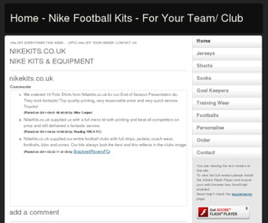 nikekits.co.uk: Home - Nike Football Kits - For Your Team/ Club
Cheap Football Kits, Cheap Footballs, Cheap Football Equipment, Nike, Nike Footballs, Personalisation, Number my team's kit