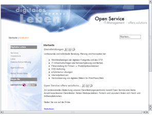 open-service.de: Open Service
Ihr Partner fr das Digitale Leben
